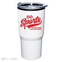 Go Sports Do The Thing Win The Points Funny Red Text Tumbler thumb 0