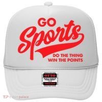 Go Sports Do The Thing Win The Points Funny Red Text Hat thumb 0