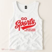 Go Sports Do The Thing Win The Points Funny Red Text Tank Top thumb 2