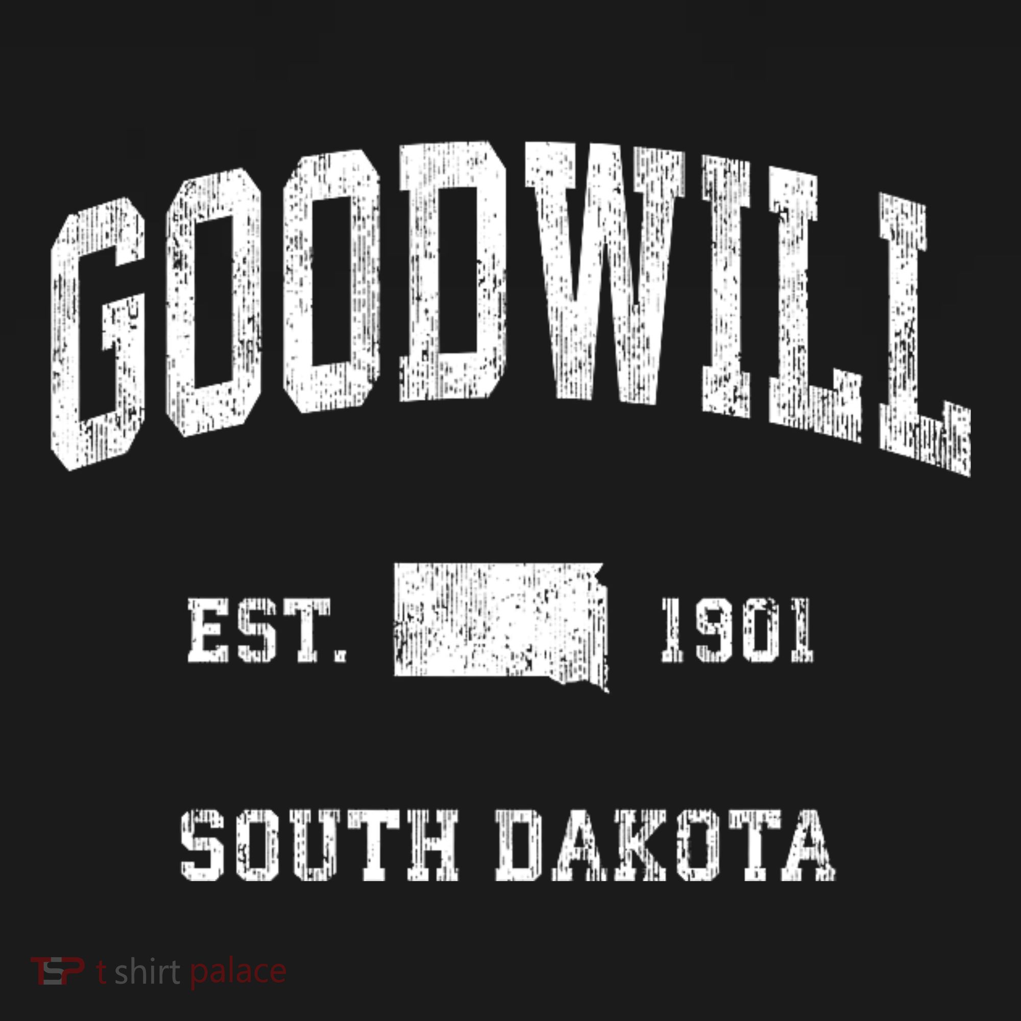 Goodwill South Dakota Sd Vintage Athletic Sports T-Shirt