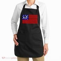 German Shepherd Dog Patriotic American Flag Gift Apron thumb 2