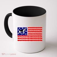 German Shepherd Dog Patriotic American Flag Gift Coffee Mug thumb 0