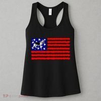 German Shepherd Dog Patriotic American Flag Gift Women's Tank Top thumb 3