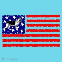 German Shepherd Dog Patriotic American Flag Gift Long Sleeve Shirt thumb 2