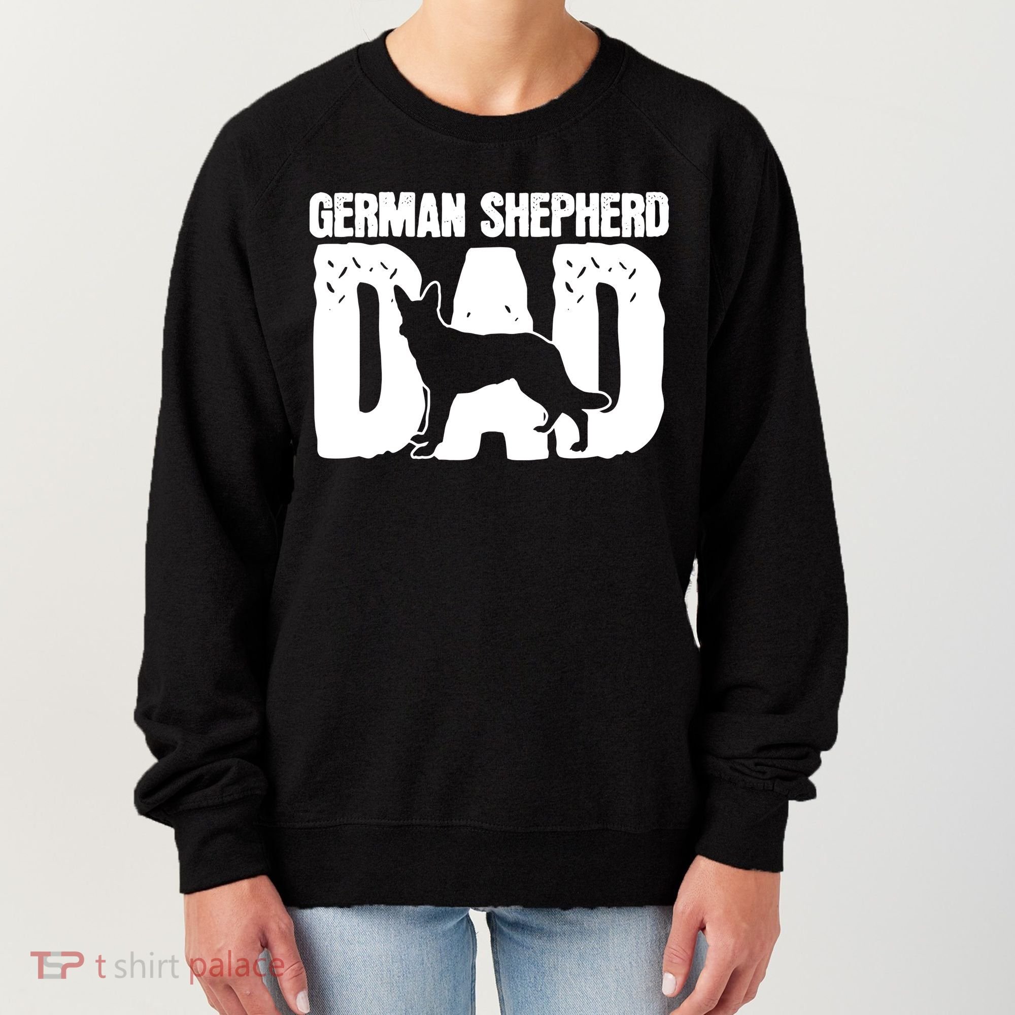 German Shepherd Dad Dog Lover Fathers Day Women's Sweatshirt
