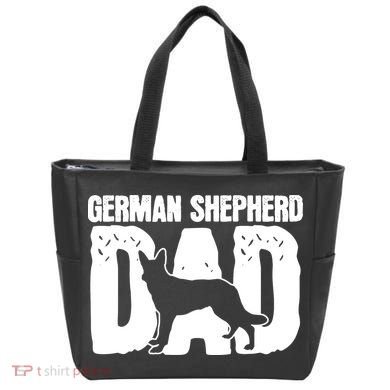 German Shepherd Dad Dog Lover Fathers Day Tote Bag