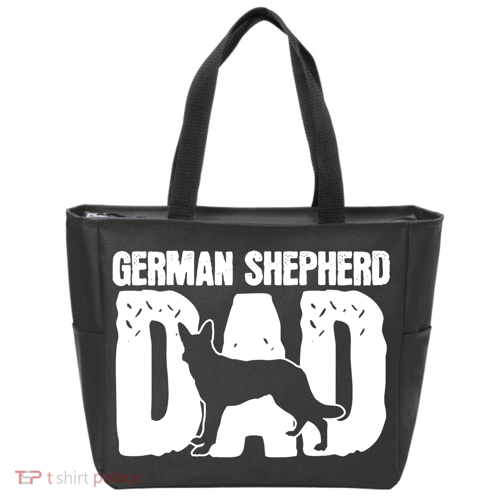German Shepherd Dad Dog Lover Fathers Day Tote Bag