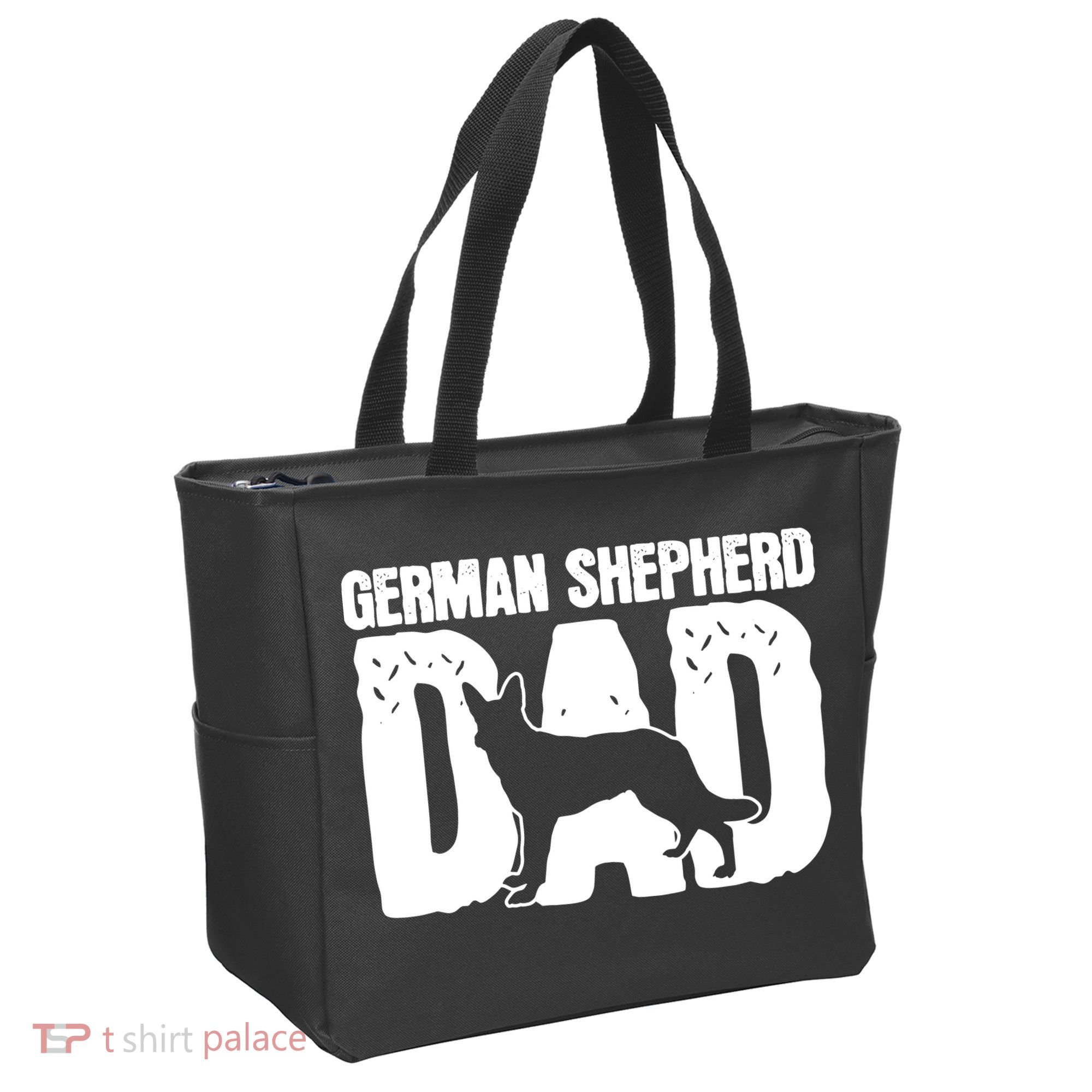 German Shepherd Dad Dog Lover Fathers Day Tote Bag