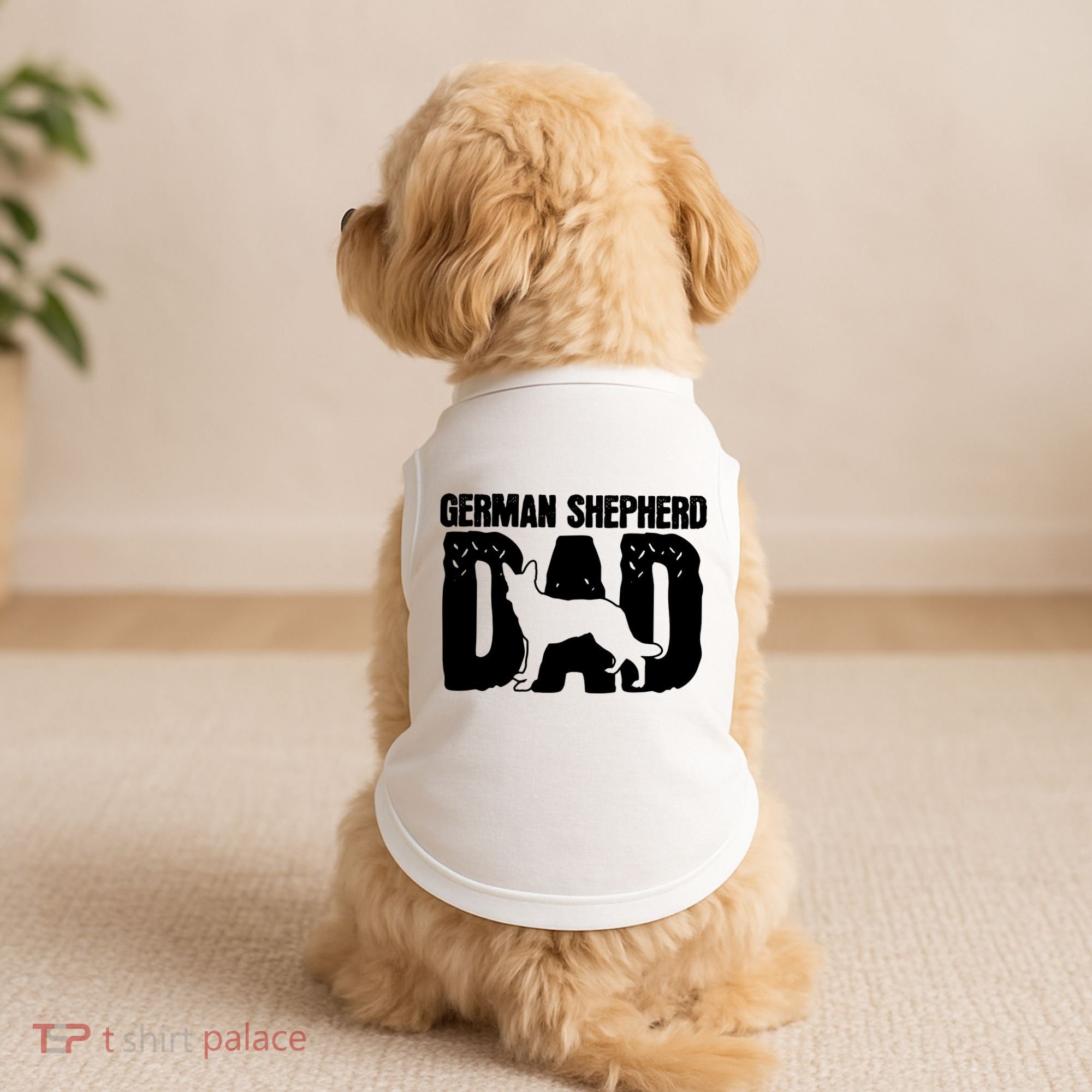 German Shepherd Dad Dog Lover Fathers Day Doggie Tank