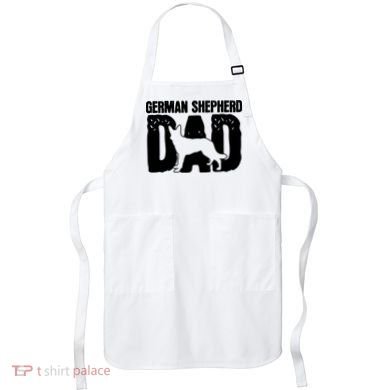 German Shepherd Dad Dog Lover Fathers Day Apron