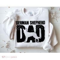 German Shepherd Dad Dog Lover Fathers Day Sweatshirt thumb 2