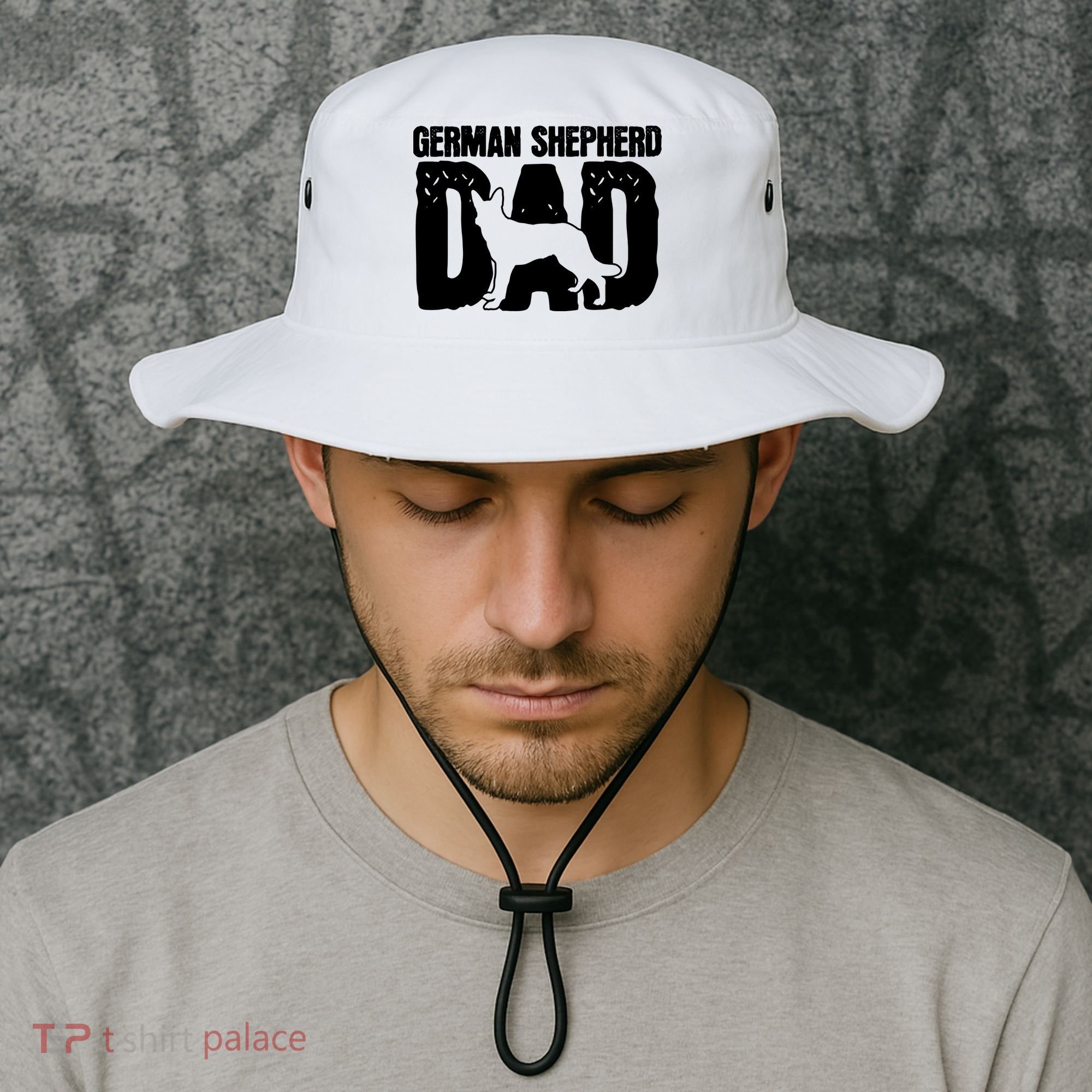 German Shepherd Dad Dog Lover Fathers Day Bucket Hat