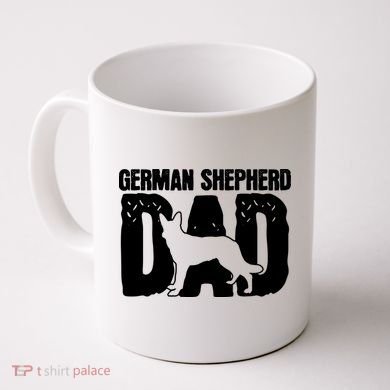 German Shepherd Dad Dog Lover Fathers Day Coffee Mug