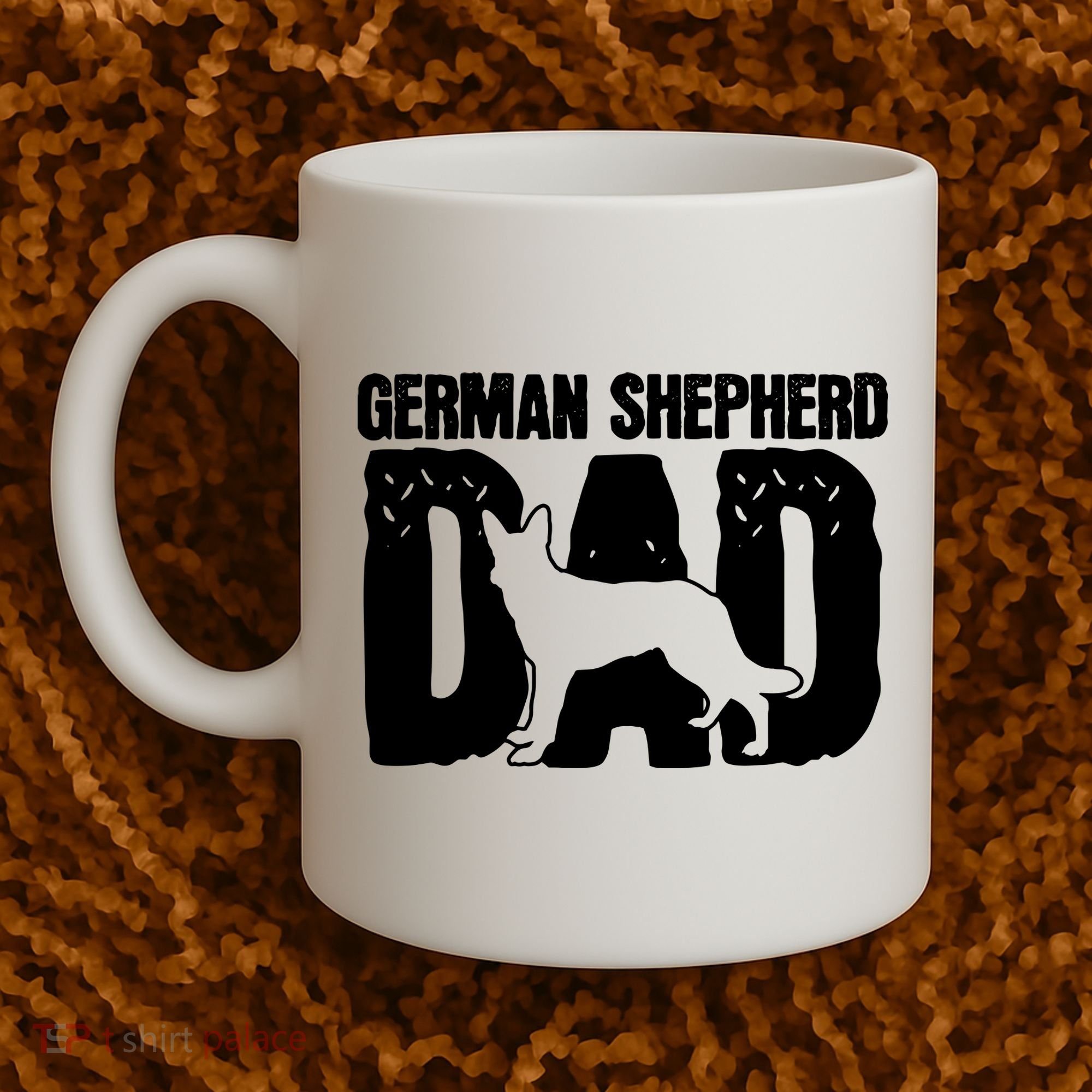 German Shepherd Dad Dog Lover Fathers Day Coffee Mug