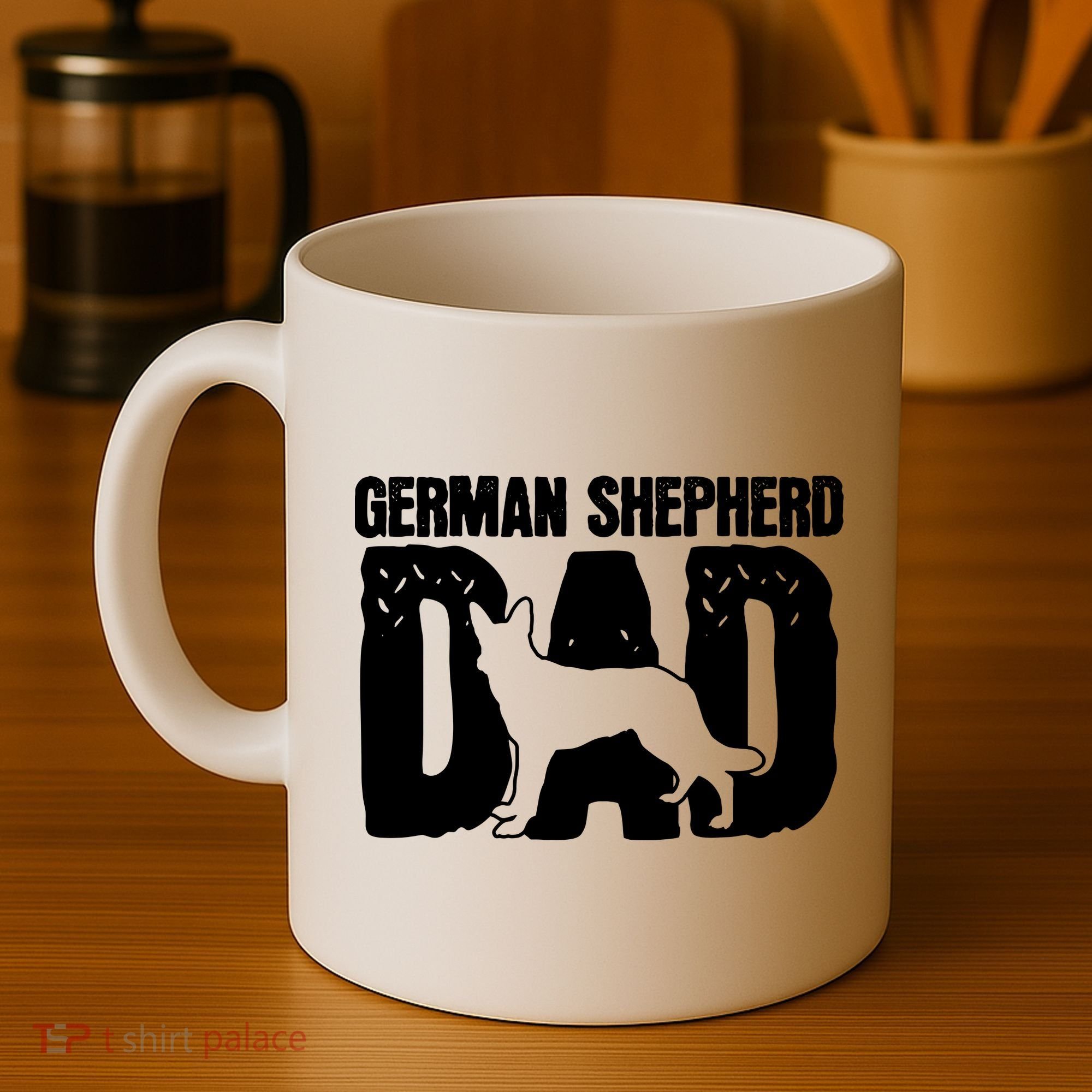 German Shepherd Dad Dog Lover Fathers Day Coffee Mug