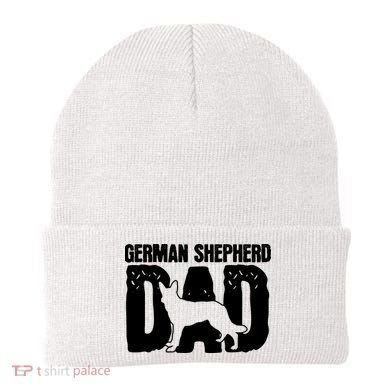 German Shepherd Dad Dog Lover Fathers Day Beanie