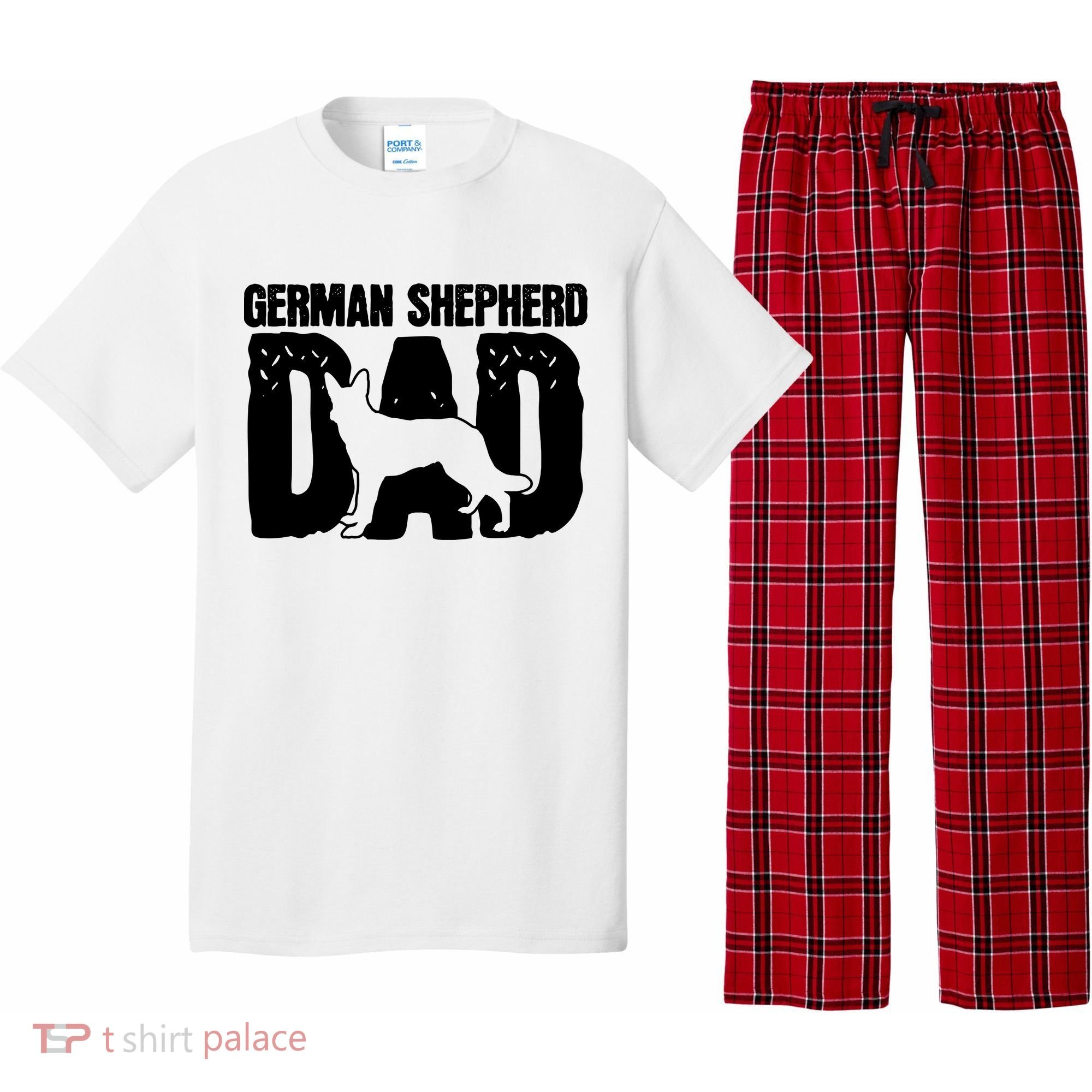 German Shepherd Dad Dog Lover Fathers Day Pajama Set