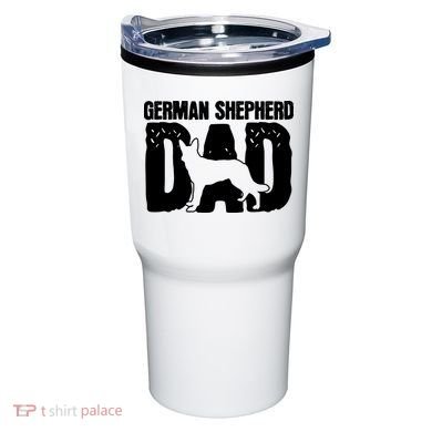 German Shepherd Dad Dog Lover Fathers Day Tumbler