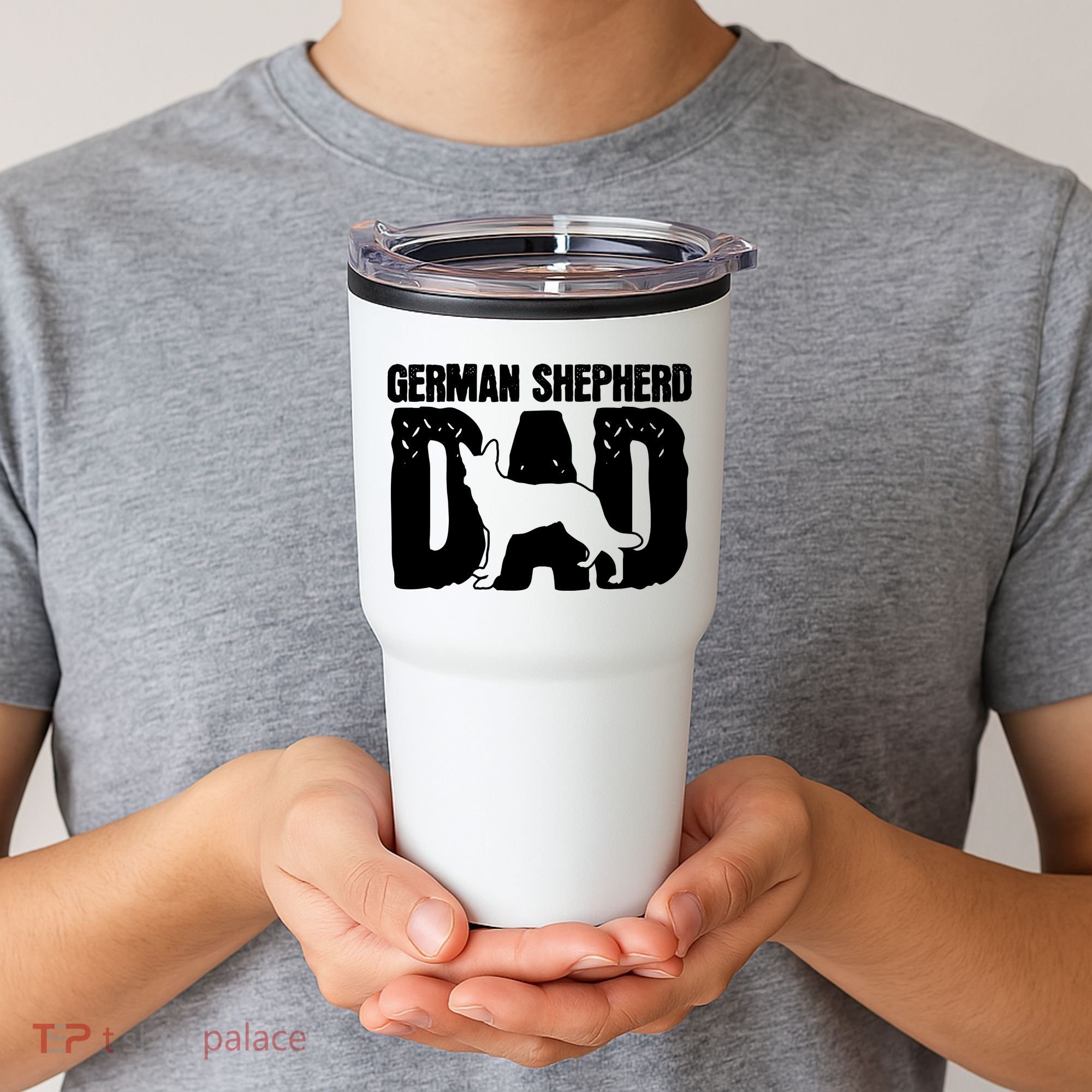 German Shepherd Dad Dog Lover Fathers Day Tumbler