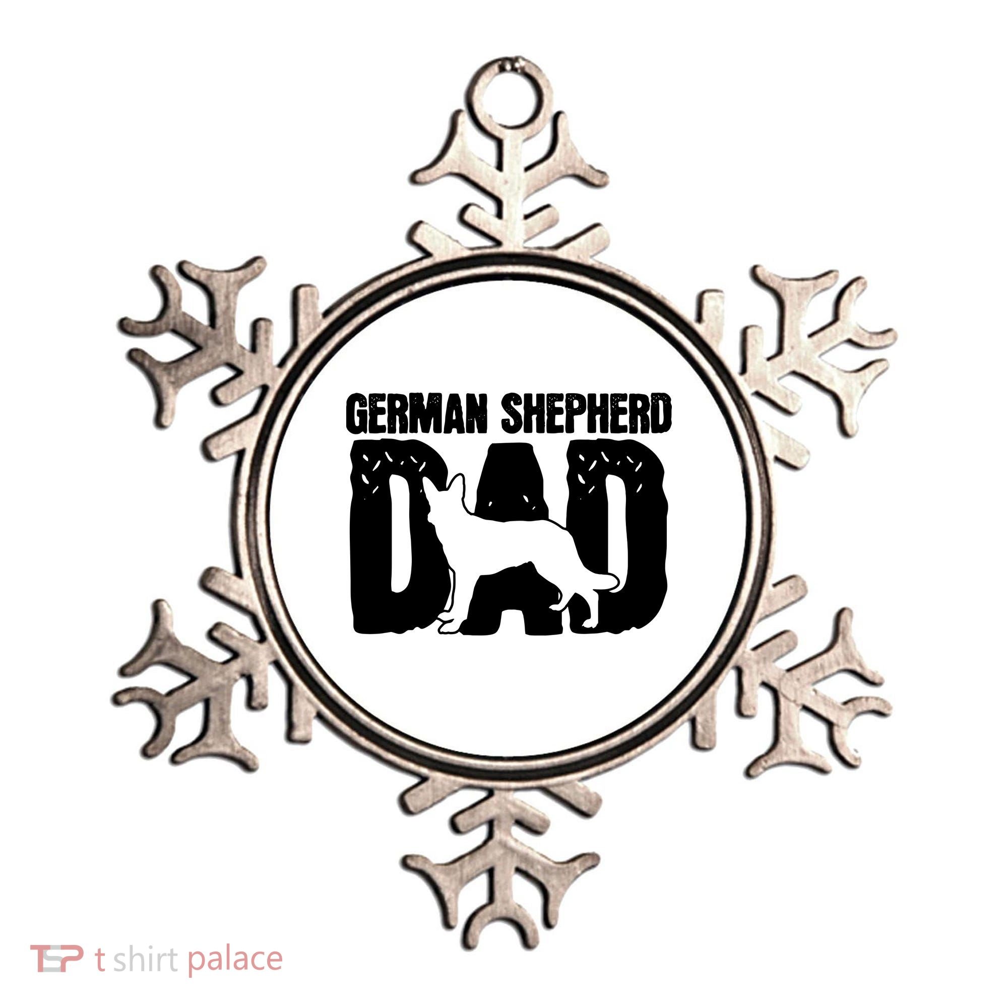 German Shepherd Dad Dog Lover Fathers Day Ornament