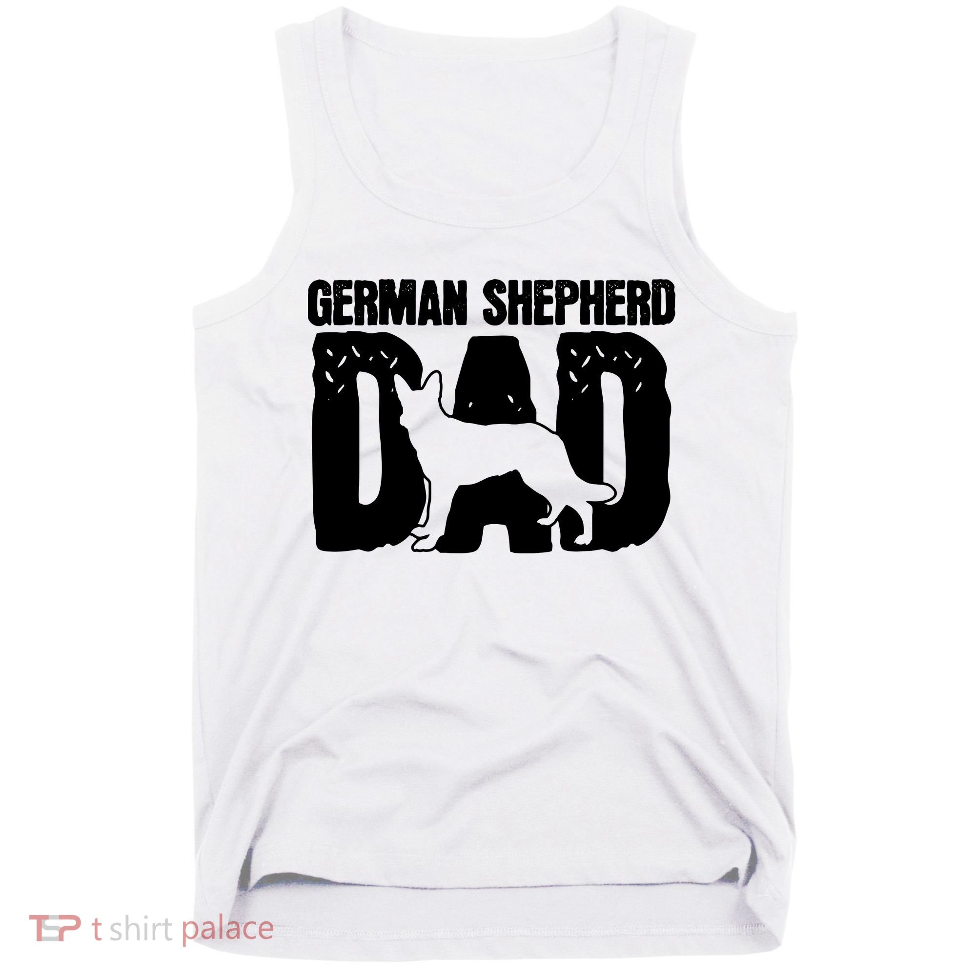 German Shepherd Dad Dog Lover Fathers Day Tank Top