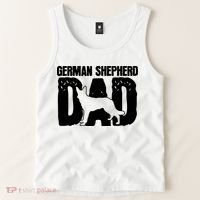 German Shepherd Dad Dog Lover Fathers Day Tank Top thumb 2