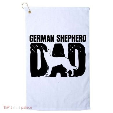 German Shepherd Dad Dog Lover Fathers Day Golf Towel