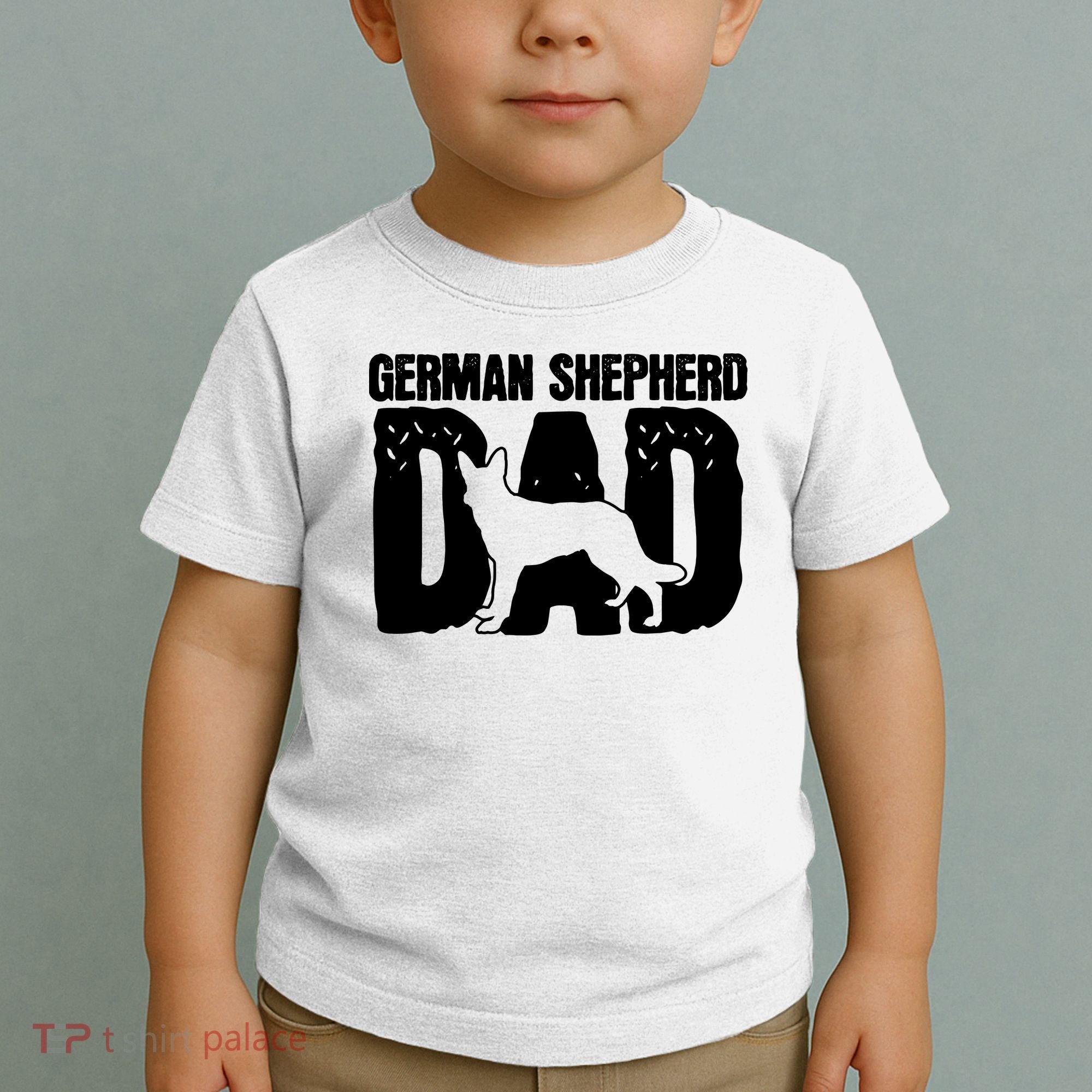 German Shepherd Dad Dog Lover Fathers Day Toddler T-Shirt