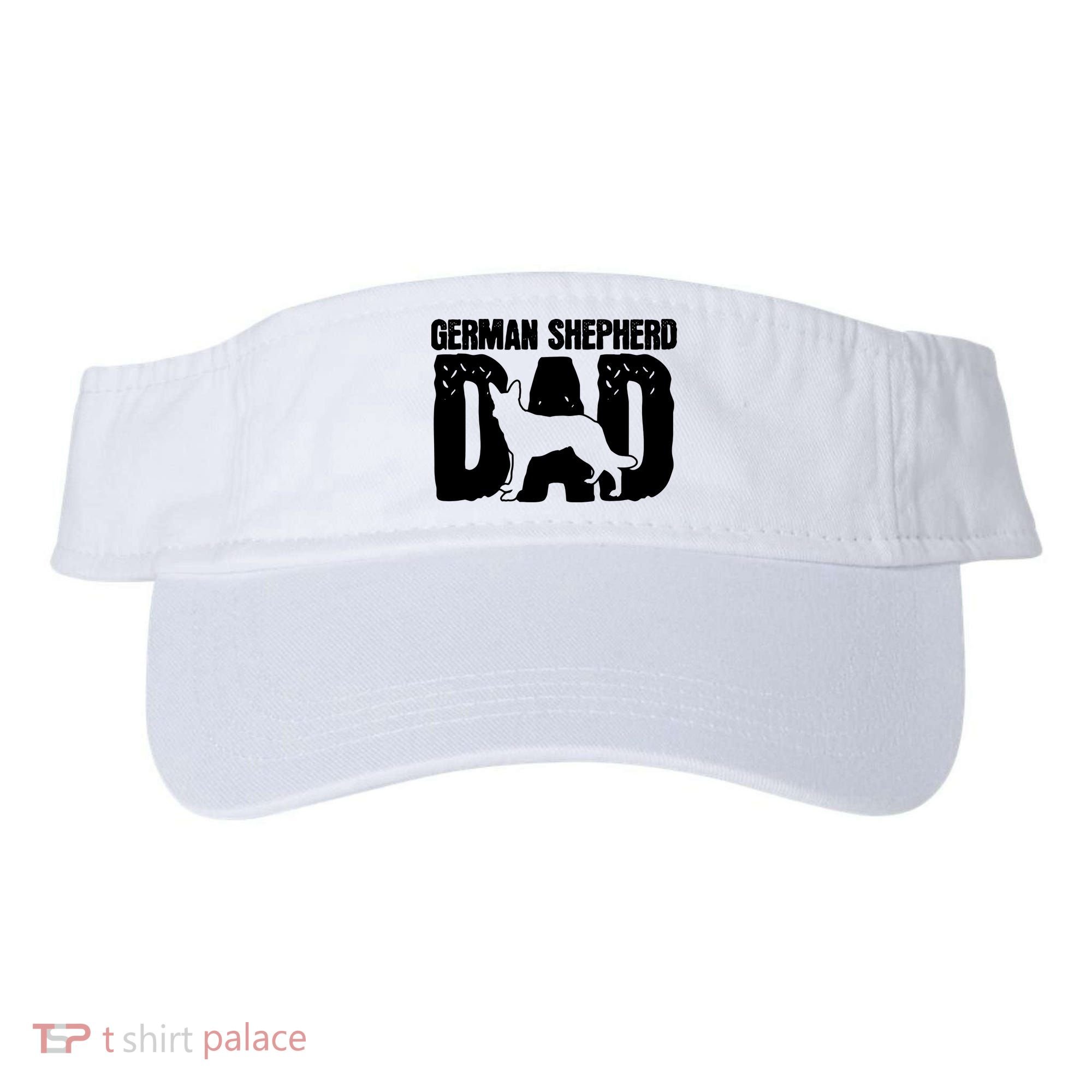 German Shepherd Dad Dog Lover Fathers Day Visor