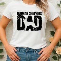 German Shepherd Dad Dog Lover Fathers Day Women's T-Shirt thumb 2
