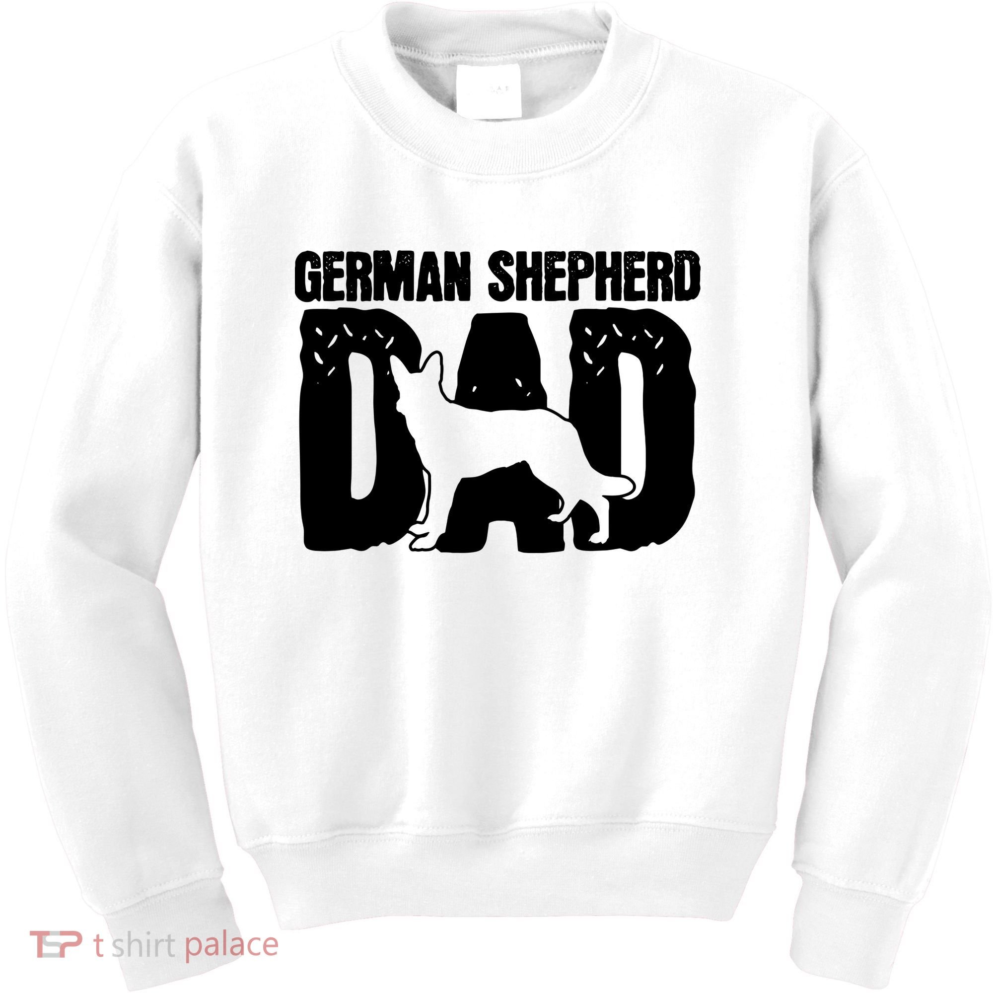 German Shepherd Dad Dog Lover Fathers Day Kids Sweatshirt