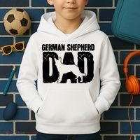 German Shepherd Dad Dog Lover Fathers Day Kids Hoodie thumb 2