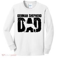 German Shepherd Dad Dog Lover Fathers Day Kids Long Sleeve Shirt thumb 0