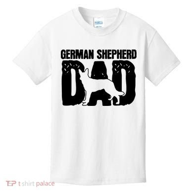 German Shepherd Dad Dog Lover Fathers Day Kids T-Shirt