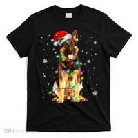 German Shepherd Dog Tree Christmas Sweater Xmas Dogs Gifts TShirt T-Shirt thumb 0
