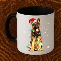 German Shepherd Dog Tree Christmas Sweater Xmas Dogs Gifts TShirt Coffee Mug thumb 2