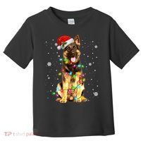 German Shepherd Dog Tree Christmas Sweater Xmas Dogs Gifts TShirt Toddler T-Shirt thumb 0
