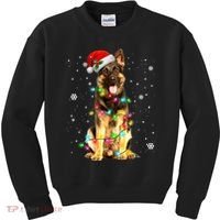 German Shepherd Dog Tree Christmas Sweater Xmas Dogs Gifts TShirt Kids Sweatshirt thumb 0