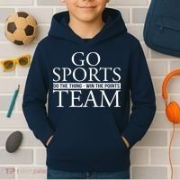 Go Sports Do The Thing Win The Points Team Kids Hoodie thumb 2