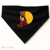 German Shepherd Dog Autumn leaves Blanket Hello Fall USA-Made Doggie Bandana thumb 0