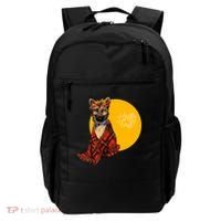 German Shepherd Dog Autumn leaves Blanket Hello Fall Backpack thumb 0