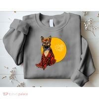 German Shepherd Dog Autumn leaves Blanket Hello Fall Sweatshirt thumb 2