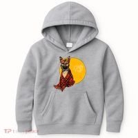 German Shepherd Dog Autumn leaves Blanket Hello Fall Kids Hoodie thumb 0