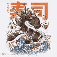 Great Sushi Dragon Japanese Food Kawaii Dragon Anime Sushi Women's Tank Top thumb 5