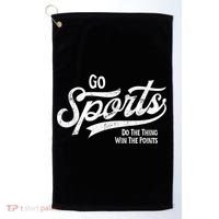 Go Sports Do The Thing Win The Points Golf Towel thumb 0