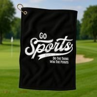 Go Sports Do The Thing Win The Points Golf Towel thumb 1