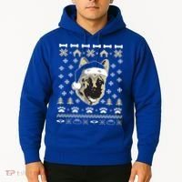 Ger Shepherd Dog Ugly Christmas Sweater Xmas Hoodie thumb 2