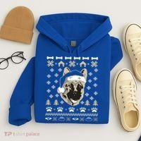 Ger Shepherd Dog Ugly Christmas Sweater Xmas Hoodie thumb 4