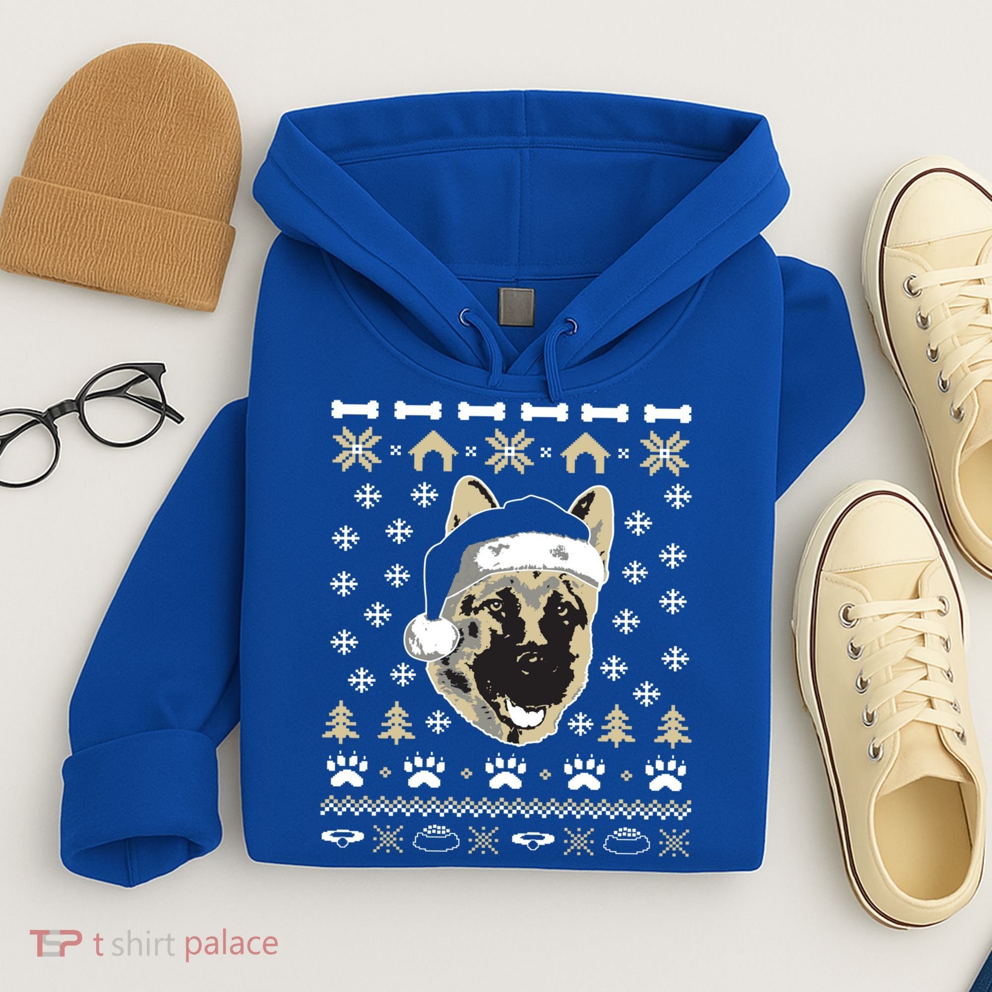 Ger Shepherd Dog Ugly Christmas Sweater Xmas Hoodie