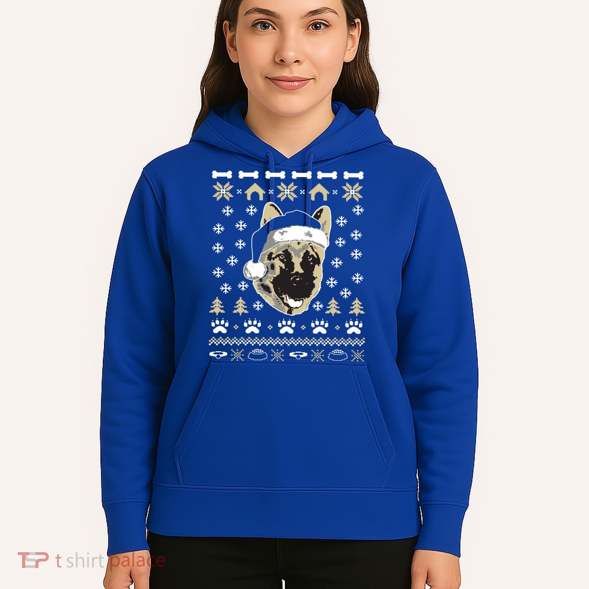 Ger Shepherd Dog Ugly Christmas Sweater Xmas Hoodie